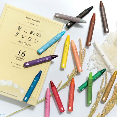 【mizuiro】米製無毒環保蠟筆 (16 色)