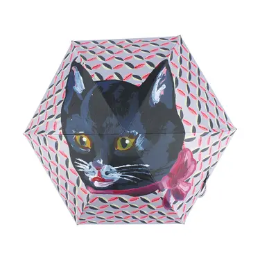 日本 Nathalie Lete 折傘/ Black Cat