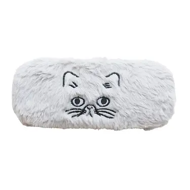 松尾美雪 Fluffy 眼鏡盒/ Cat-Gray