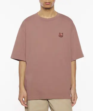 MAISON KITSUNÉ 可口摩卡變化狐狸頭LOGO寬鬆短TEE_中性/男/ XS
