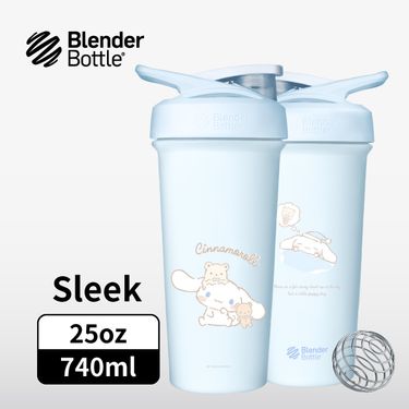 BlenderBottle Sleek按壓式不鏽鋼水壺/ 三麗鷗/ 大耳狗/ 小熊霜淇淋/ 25oz/ 740ml