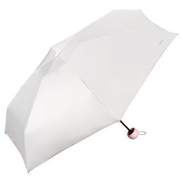 日本 Wpc. 完全遮光UV100%折傘/ Baby Cologne Light Grey