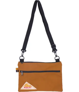 【KELTY】FLAT POUCH 肩背小袋 / 焦糖