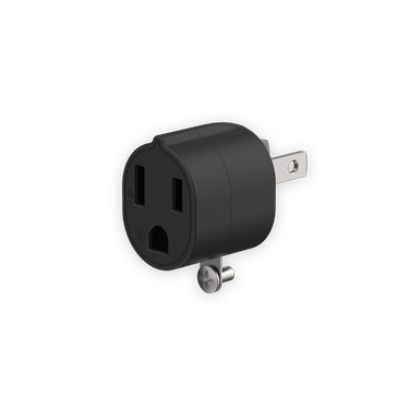 Unipapa延長線配件3轉2電源轉接頭/ 黑色