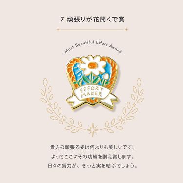 日本 IROHA MY AWARD PiNS 胸章/ 努力開花獎