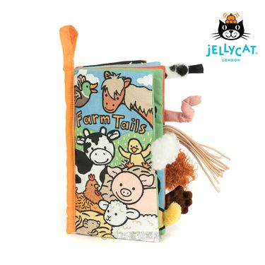 Jellycat感官布書尾巴書/ Farm Tails Activity Book農莊動物尾巴書