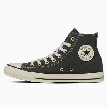 日本限定 Converse ALL STAR GOLDZIP HI 高筒 金色側拉鍊 深碳灰/ 26.5 cm