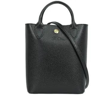 【LONGCHAMP】Epure XS 牛皮手提/斜背二用迷你托特包(黑色)/平行輸入