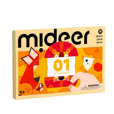 MiDeer美術摺紙書/ 腦力啟蒙/ LEVEL 1
