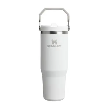 STANLEY經典系列IceFlow手提吸管杯2.0/ 0.88L/ 冰雪白