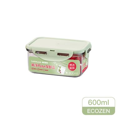 LocknLock樂扣樂扣純淨PURE保鮮盒/ 600ML/ 長方