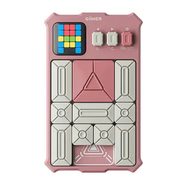GiiKER益智滑動積木多功能遊戲機/ 粉