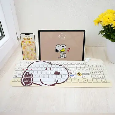 infoThink史努比75週年系列藍牙2.4G雙模數字鍵盤