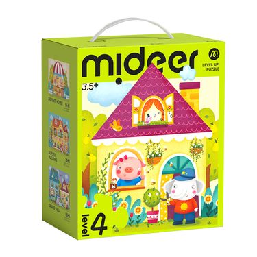 MiDeer進階式拼圖/ 房屋/ Level 4