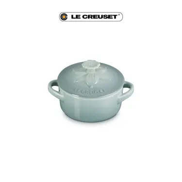 LE CREUSET瓷器春日花園系列迷你圓烤盅/ 海洋之花
