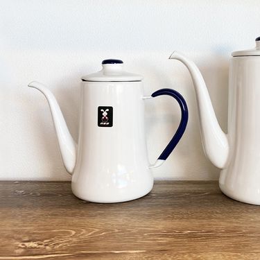 原廠正品 日本月兔印 100週年紀念色日製細口琺瑯手沖壺-700ml /白