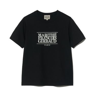 MARITHÉ FRANÇOIS GIRBAUD W CLASSIC LOGO TEE 女款 經典短袖T恤 黑色black/ S
