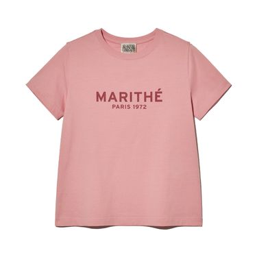 MARITHÉ FRANÇOIS GIRBAUD/ W REGULAR LOGO TEE 女款 字母LOGO經典短袖T恤 粉色pink/ M