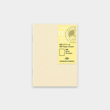 日本 TRAVELER'S COMPANY TRAVELER’S notebook 013 旅人手帳奶油色內頁本/ Passport Size