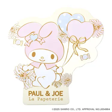 日本 PAUL & JOE La Papeterie X My Melody 造型便條紙/ 白