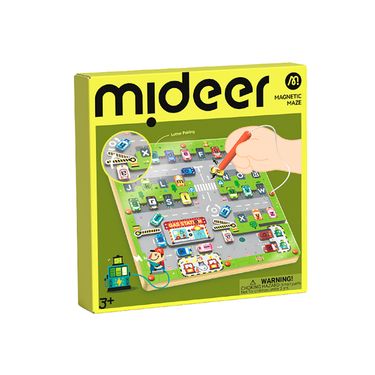 MiDeer運筆磁力迷宮/ 英文字母停車場