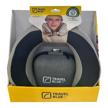 Travel Blue涼感頸枕收納盒組/ 灰/ TB1006