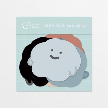 方坊Square Studio防水貼紙包/ 經典喜怒哀樂/ 沒事系列/ 5入組
