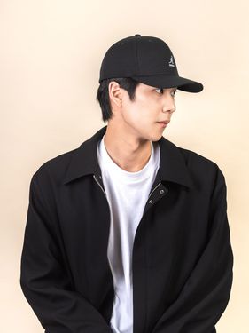 KANGOL WOOL FLEXFIT BASEBALL棒球帽/ 黑色/ S-M