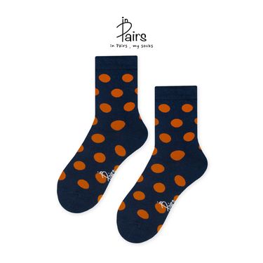 in Pairs中筒襪/ 圓點點/ 藍/ M