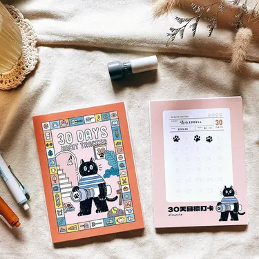 Dimanche 30天目標打卡套組/ 貓咪