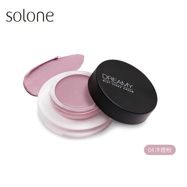 Solone雲朵空氣腮紅膏/ 4g/ 04冷煙粉Snow Pink