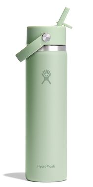 Hydro Flask 24oz寬口吸管真空保溫鋼瓶/ 蘆薈綠