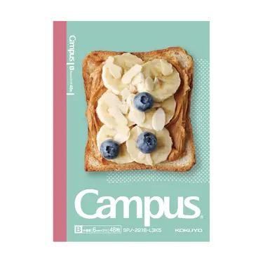 KOKUYO三明治CAMPUS筆記本/ A6/ 香蕉