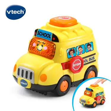 vtech嘟嘟聲光互動車/ 校車