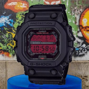 CASIO 卡西歐 G-SHOCK 黑紅配色 太陽能電子錶 手錶 學生錶 GX-56BBR-1