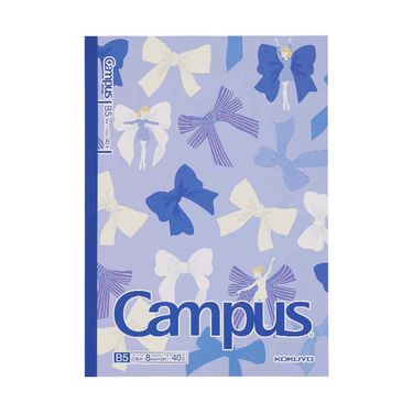KOKUYO Campus加藤木蝴蝶結點線8mm筆記本/ B5/ 藍藍