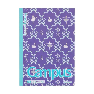 KOKUYO Campus加藤木蝴蝶結點線8mm筆記本/ A5/ 藍綠
