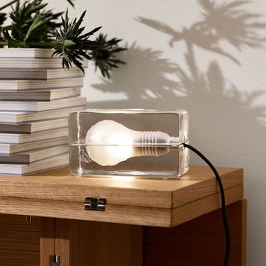 北歐櫥窗/Design House Stockholm Block Lamp 冰塊燈（黑色燈線）