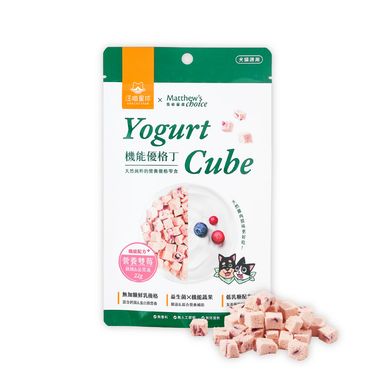 汪喵星球×馬修嚴選機能優格丁/ 22g/ 營養雙莓