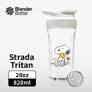 BlenderBottle Strada Tritan史努比SNOOPY抱抱史努比按壓式環保水壺/ 28oz/ 828ml