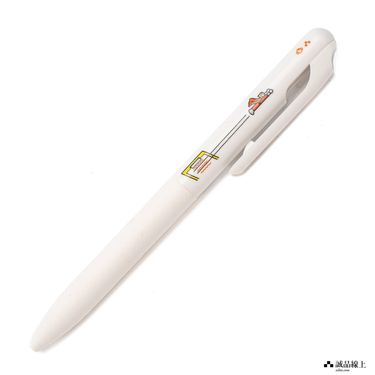 【誠品限定】unpis X Pentel Calme靜暮輕油筆/ 0.5/ 白桿/ 超人