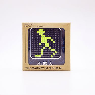 yajhih磁磚冰箱貼Tile Magnet/ 台灣文化/ 小綠人