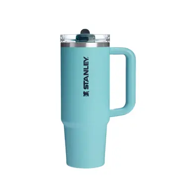 STANLEY防漏吸管隨手杯/ 0.88L/ 龍舌藍