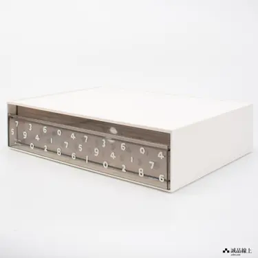 【誠品限定】SOU．SOU X 得力Deli桌上抽屜收納櫃/ PK104/ 一格/ 米白