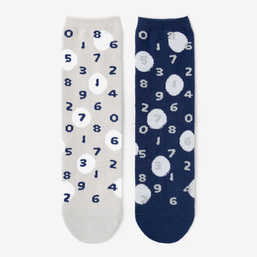 【誠品獨家】eslite x SOU．SOU先丸足袋下/ 普/ 科幻 SO-SU-U十數和圓點/ 25-27CM