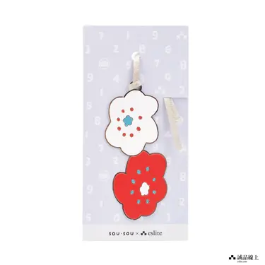 【誠品限定】SOU．SOU金屬書籤/ 雙花/ 美式復古/ 微笑
