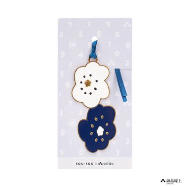 【誠品限定】SOU．SOU金屬書籤/ 雙花/ 科幻/ 微笑