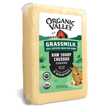 【Organic Valley】有機草飼生切達熟成乾酪