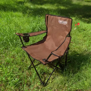 Horizon 天際線 戶外輕便折疊野餐椅/ 焦糖棕
