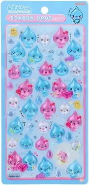 日本 sun-star BONBON DROP澎澎貼紙/ Shizuku-chan/ A